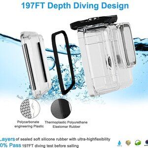 FitStill Underwater Waterproof Diving Housing for Go Pro Hero 13/12/11/10/9